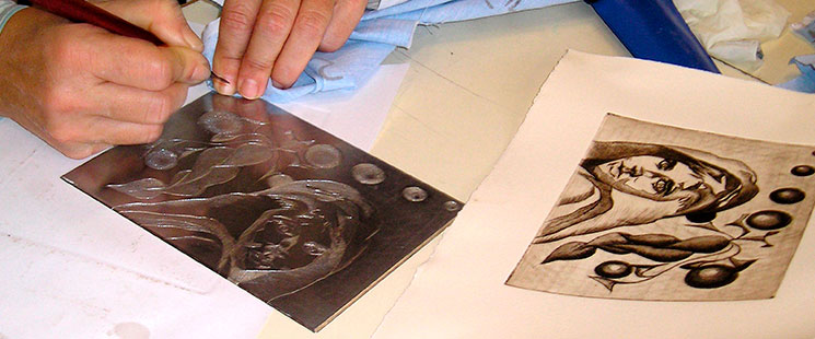 Taller de Grabado. Iniciación-medio